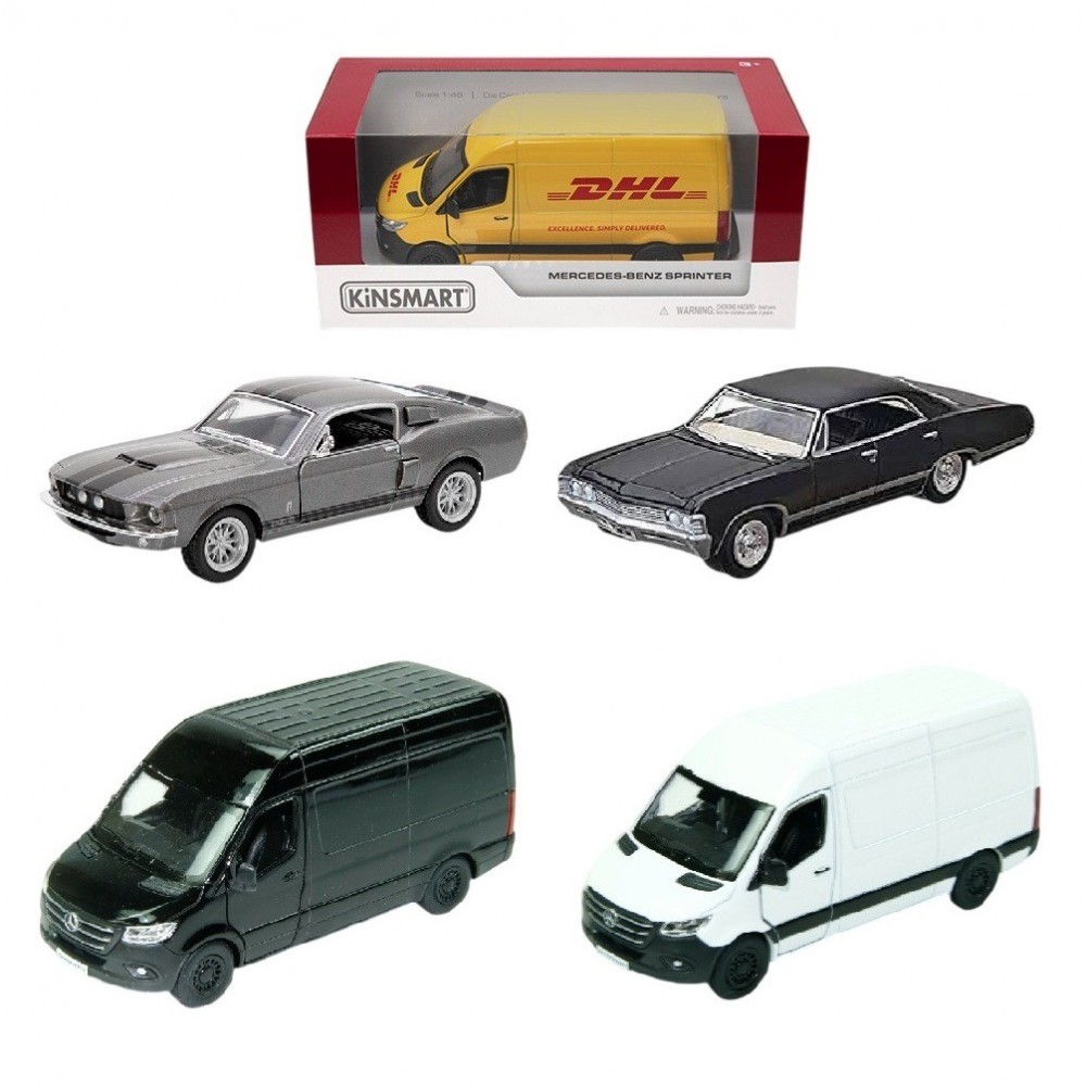 KİNSMART ÇEK BIRAK SHELBY GT-500, CHEVROLET IMPALA, MERCEDES-BENZ SPRİNTER (48)