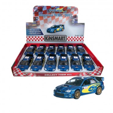 12'Lİ PAKETTE 1:36 ÇEK BIRAK SUBARU İMPREZA WRC 2007 (72)