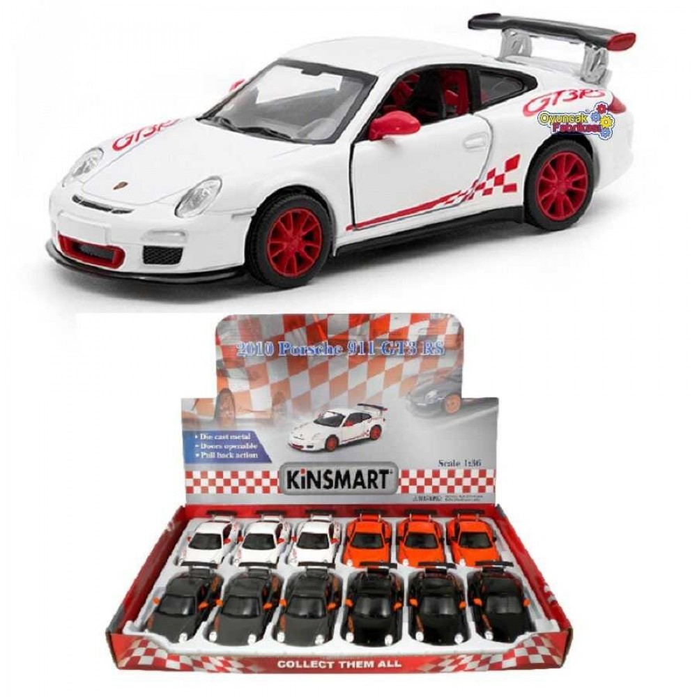 12'Lİ PAKETTE 1:36 ÇEK BIRAK 2010 PORSCHE 911 GTR RS (72) 