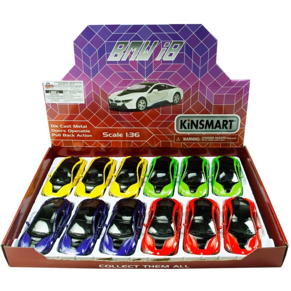 12'Lİ PAKETTE 1:36 ÇEK BIRAK BMW İ8 (72)