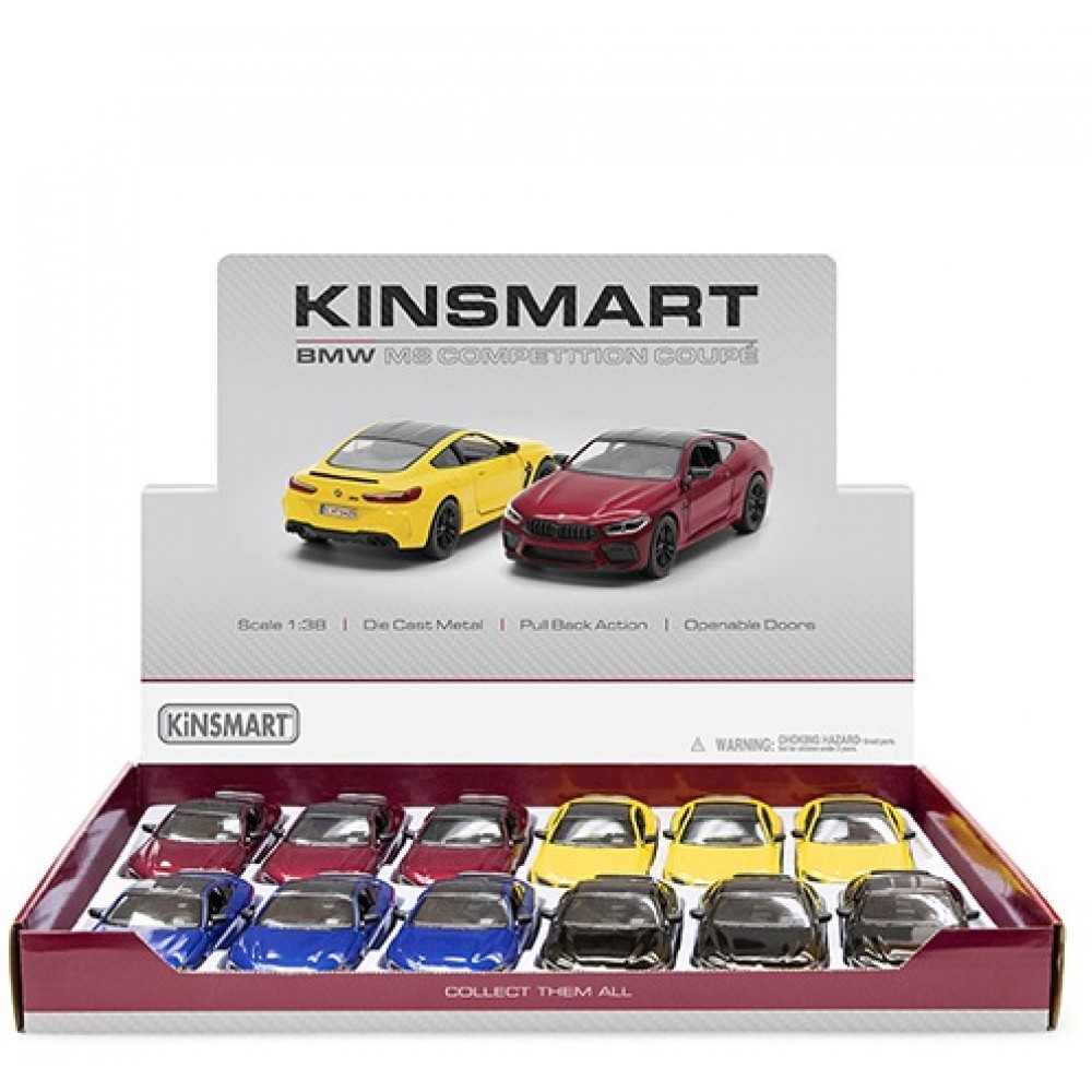 12'Lİ PAKETTE 1:38 ÇEK BIRAK BMW M8 COMPETITION COUPE (72)