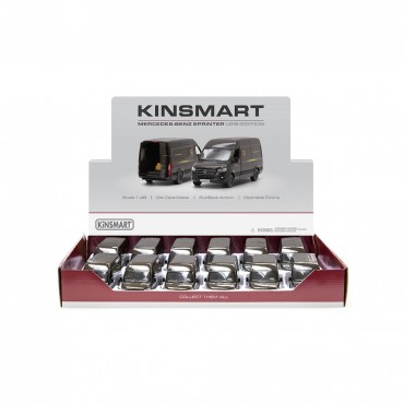 12'Lİ PAKETTE 1:48 ÇEK BIRAK MERCEDES-BENZ SPRINTER UPS (72)
