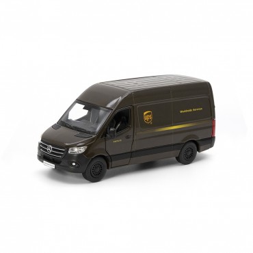 12'Lİ PAKETTE 1:48 ÇEK BIRAK MERCEDES-BENZ SPRINTER UPS (72)