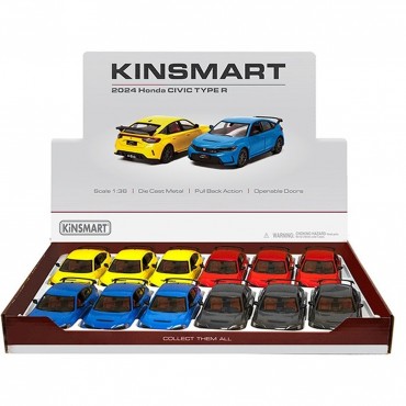 12'Lİ PAKETTE 1:36 ÇEK BIRAK 2024 HONDA CIVIC TYPE R (72)