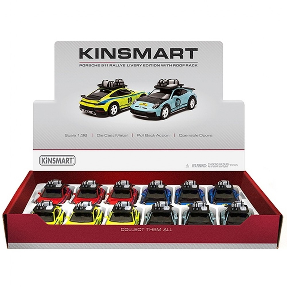 12'Lİ PAKETTE 1:36 ÇEK BIRAK PORSCHE 911 RALLYE (72)