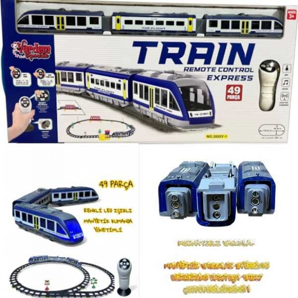U.K 49 PARÇA IŞIKLI EXPRESS TREN SETİ (10)