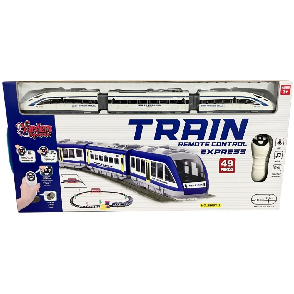 U.K 49 PARÇA IŞIKLI HIZLI TREN SETİ (10)