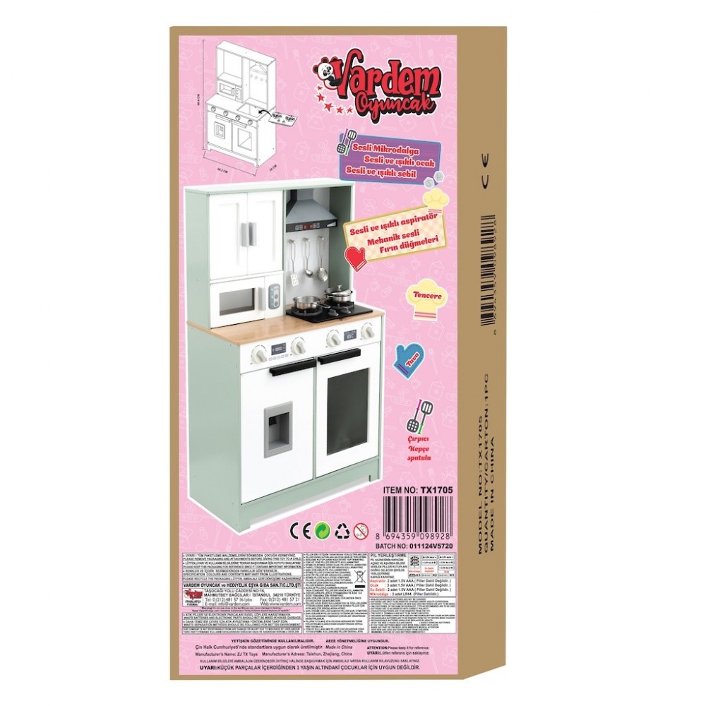 (96,4X60,2X30CM) AHŞAP MUTFAK SETİ (1)