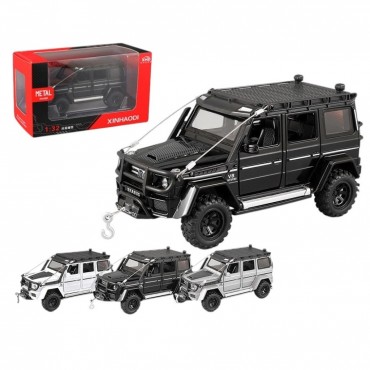 KUT. 1:32 SESLİ VE IŞIKLI OFF ROAD METAL JEEP (24)